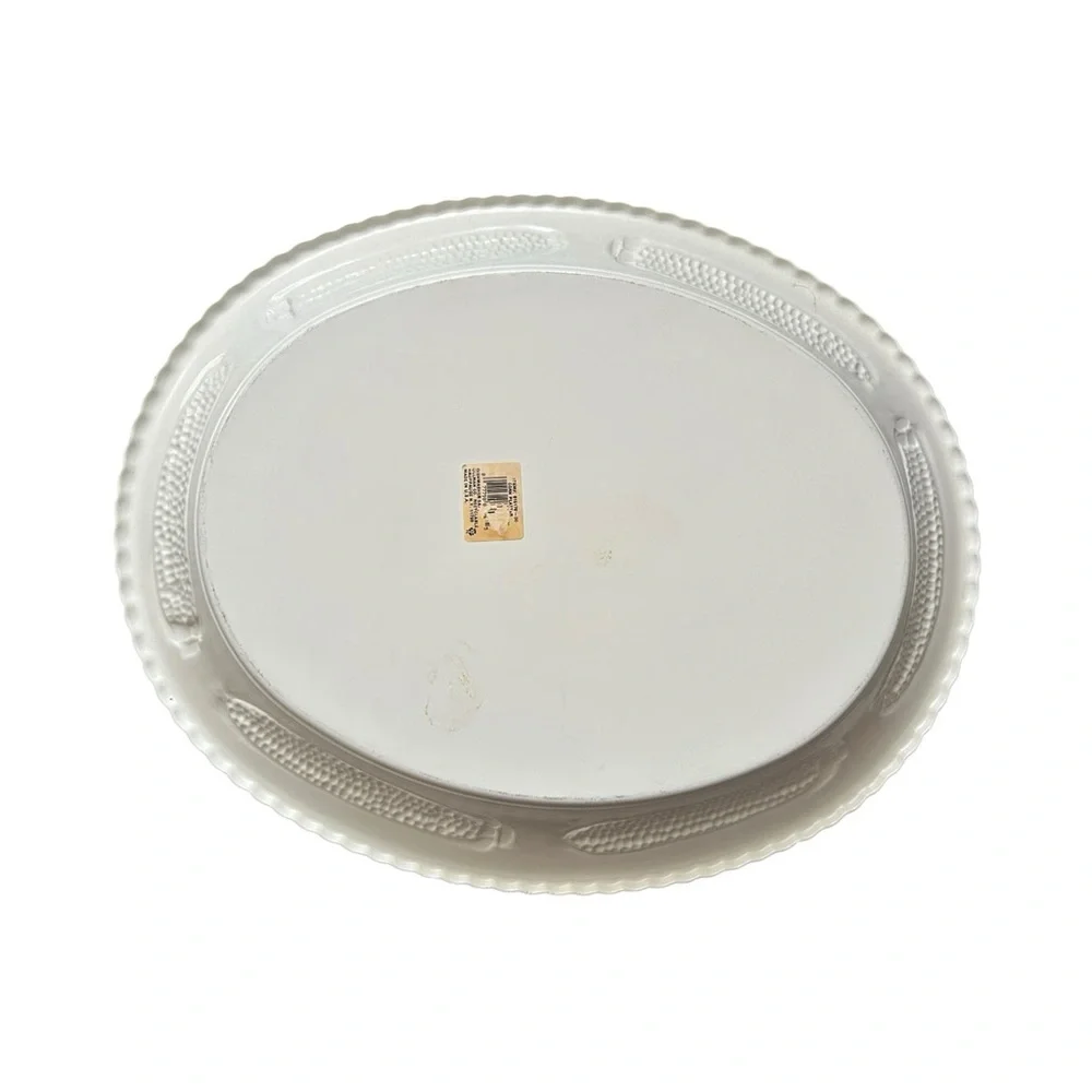 Vintage Ullman Corn Platter Farm Life Food Serving Tray Yellow Kitschy Prairie